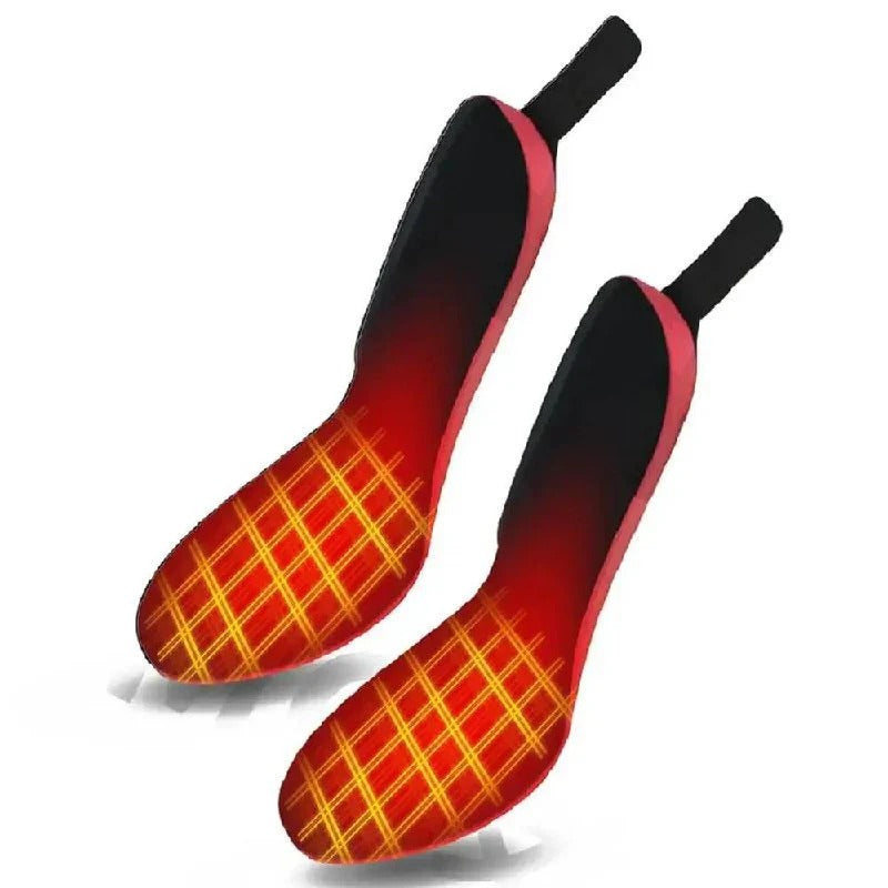 Adjustable Heated Foot Insoles - Unisex Battery-Powered, Custom Fit with Multiple Heat Settings