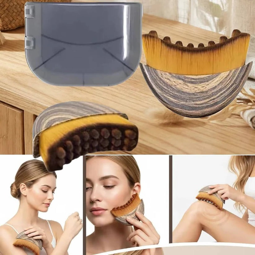 Precision Fine Tip Facial Sculpting Brush - Gentle Bristles for Flawless Surface Skincare