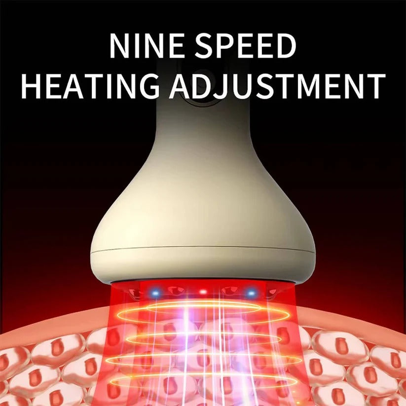 Electric Vacuum Cupping Massage Device with Heat Therapy & LED Display - Pain Relief & Relaxation