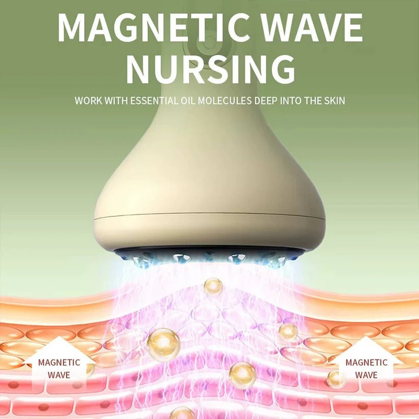 Electric Vacuum Cupping Massage Device with Heat Therapy & LED Display - Pain Relief & Relaxation