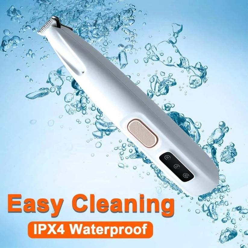 Rechargeable Cordless Pet Grooming Trimmer with LED Light & Durable Ceramic Blade - Ideal for Dogs & Cats