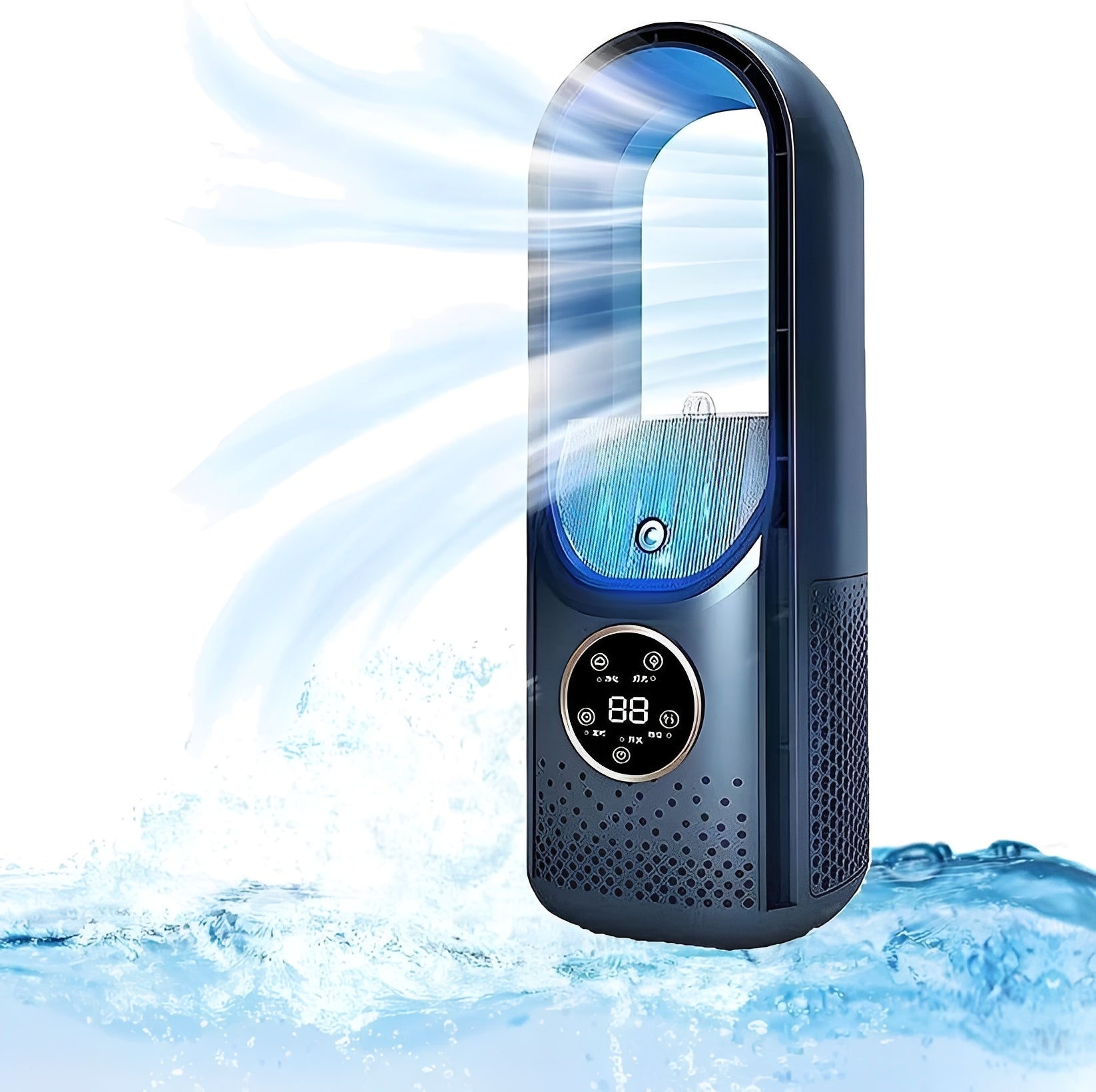 3-in-1 Portable Air Cooling Fan with Humidifier & Energy-Efficient DC Brushless Motor - Ideal for Home & Office