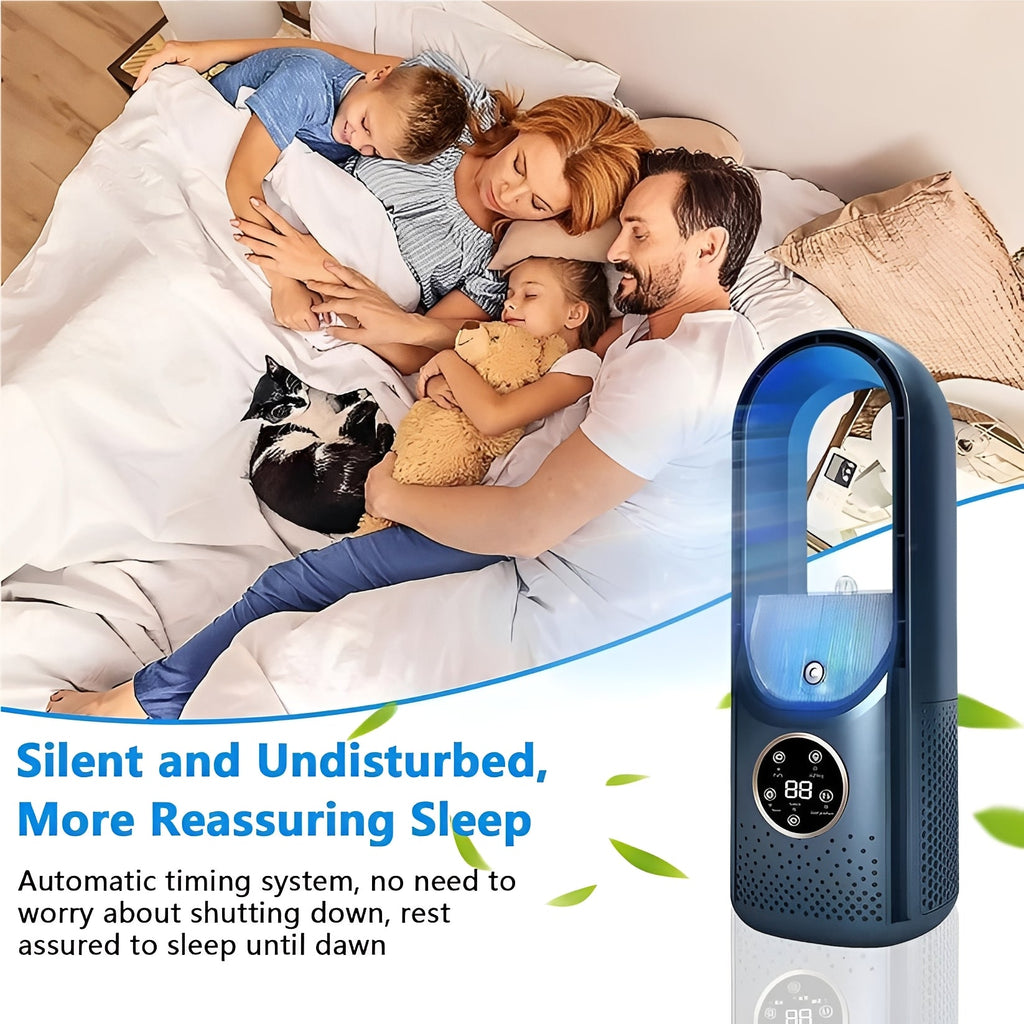 3-in-1 Portable Air Cooling Fan with Humidifier & Energy-Efficient DC Brushless Motor - Ideal for Home & Office
