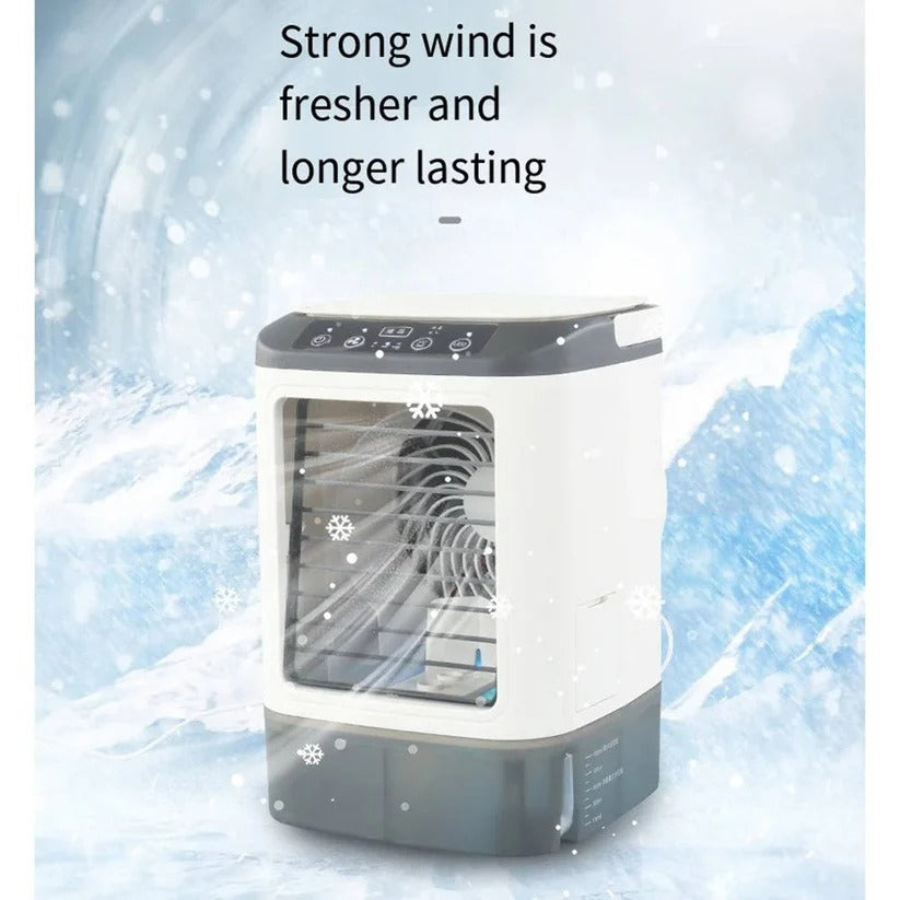 Portable Air Cooler Fan with 900ml Water Tank - 3 Adjustable Speed Settings for Efficient Cooling