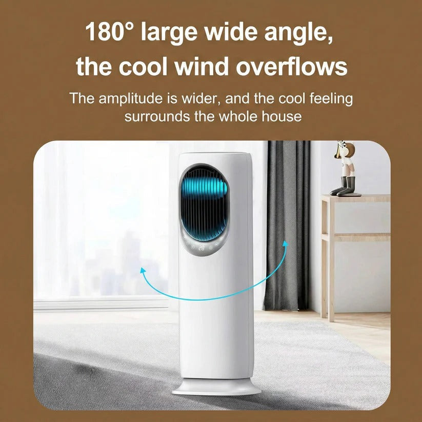 Portable Air Cooler Fan with Humidifier & Remote Control - Energy-Efficient, Compact Design for Home & Office Use