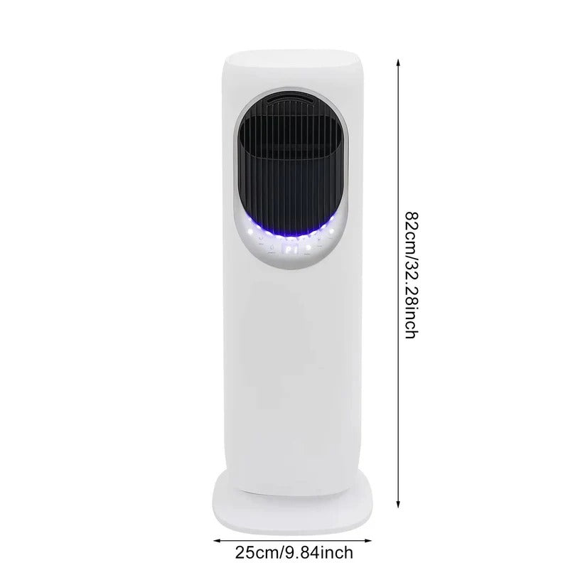 Portable Air Cooler Fan with Humidifier & Remote Control - Energy-Efficient, Compact Design for Home & Office Use
