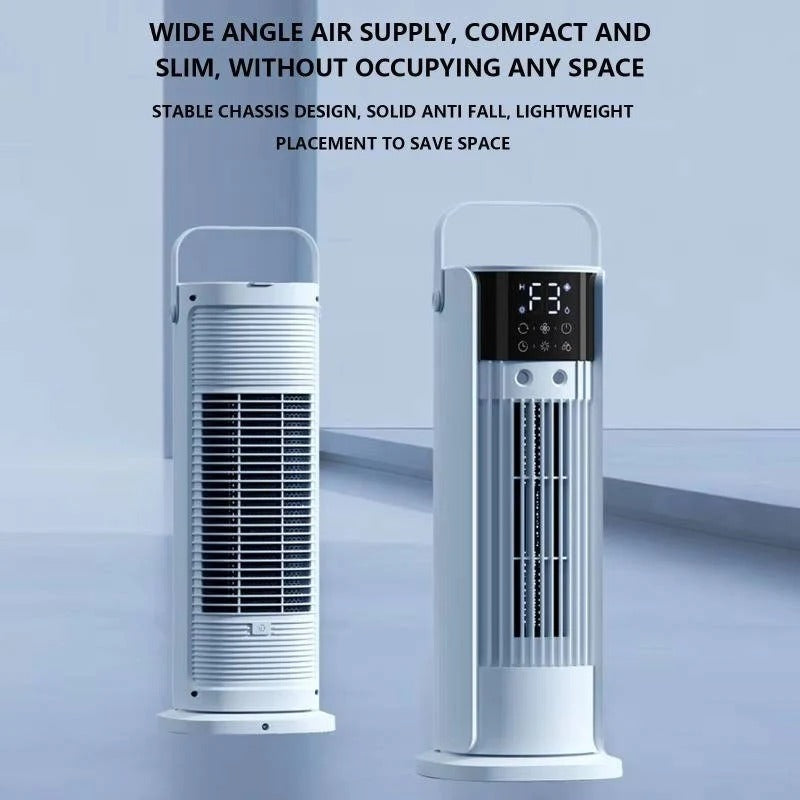 Portable Freestanding Air Cooler Fan with Mist Function & Digital Display - Ideal for Indoor Use