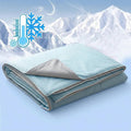 Ultra-Lightweight Summer Cooling Blanket - Breathable Ice Silk Fabric for Maximum Comfort