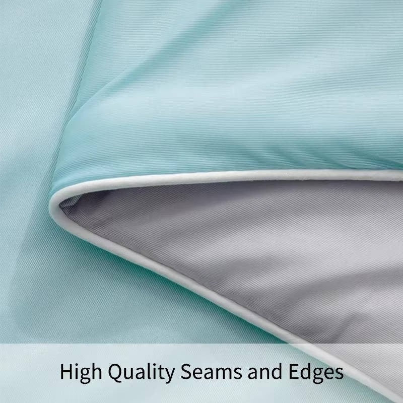Ultra-Lightweight Summer Cooling Blanket - Breathable Ice Silk Fabric for Maximum Comfort