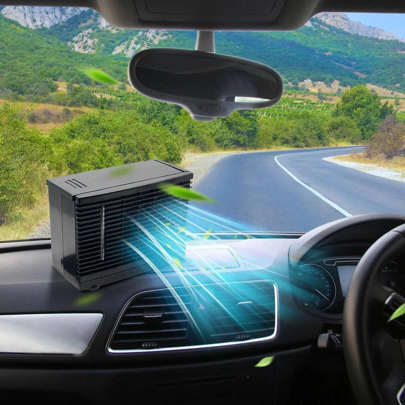 12V Portable Car Air Cooler - Low Power, Quiet Operation with Cold Water Tank for Ultimate Comfort