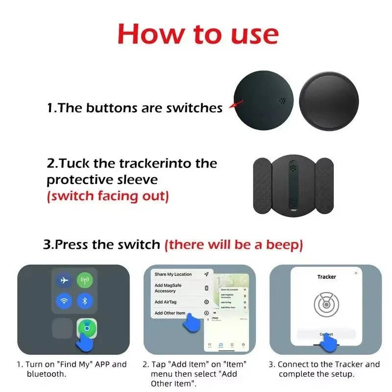 Magnetic Vehicle GPS Tracker with Real-Time App Tracking - Secure & Discreet Location Monitoring