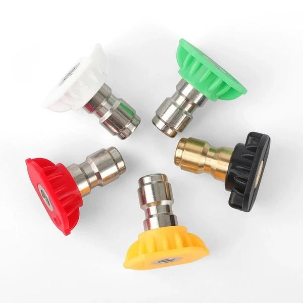 360° Turbo Nozzle for Pressure Washer - Durable Brass Body Tips for Enhanced Cleaning Power