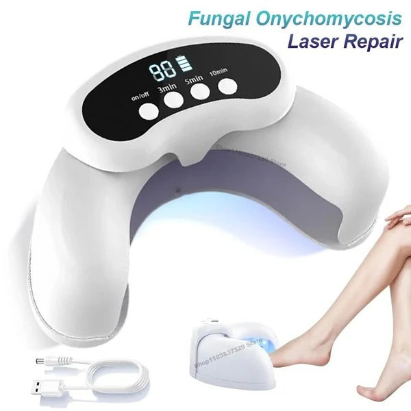 Portable Nail Care Light Device for Fingernails & Toenails - UV LED Nail Dryer for Home & Travel
