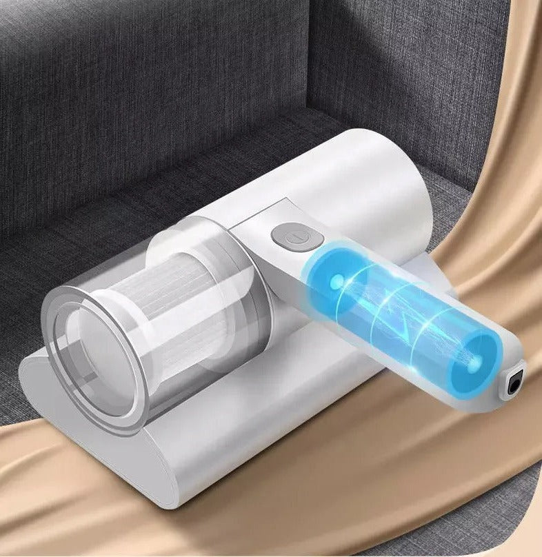 Cordless Handheld Bed Vacuum Cleaner with UV Light Sanitization – Powerful, Lightweight & Portable for All Bedding Types