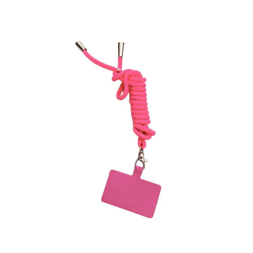 Adjustable Hands-Free Crossbody Lanyard Phone Carrier - Stylish & Convenient Strap for All Phone Sizes