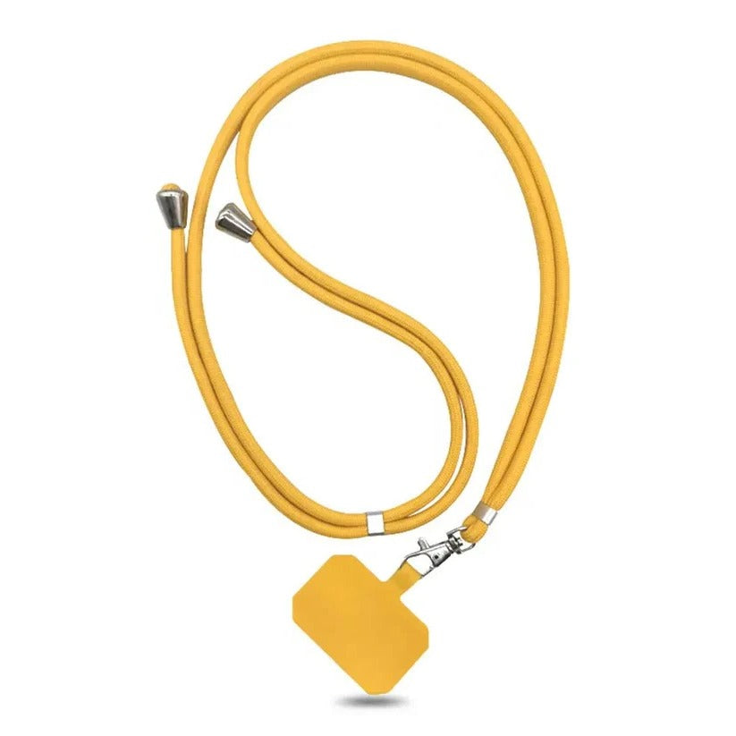 Adjustable Hands-Free Crossbody Lanyard Phone Carrier - Stylish & Convenient Strap for All Phone Sizes