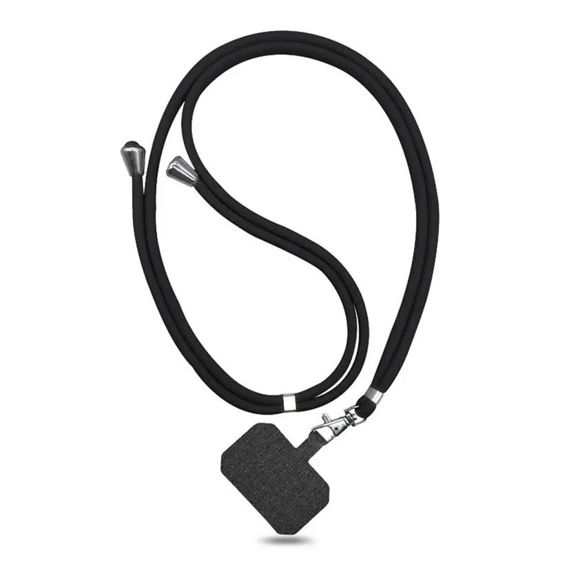 Adjustable Hands-Free Crossbody Lanyard Phone Carrier - Stylish & Convenient Strap for All Phone Sizes