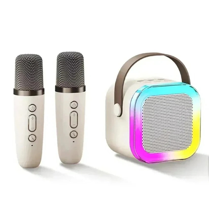 Portable Wireless Karaoke Machine with Built-in Microphone & Bluetooth Connectivity – Perfect for Parties and Events