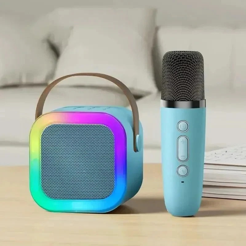 Portable Wireless Karaoke Machine with Built-in Microphone & Bluetooth Connectivity – Perfect for Parties and Events