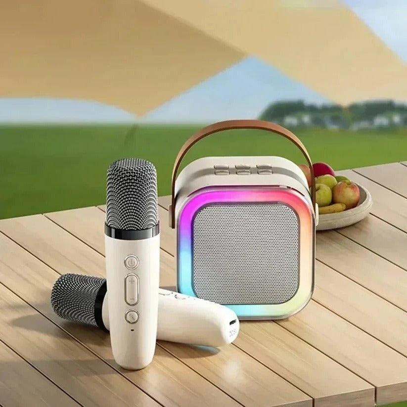Portable Wireless Karaoke Machine with Built-in Microphone & Bluetooth Connectivity – Perfect for Parties and Events
