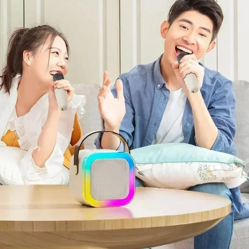 Portable Wireless Karaoke Machine with Built-in Microphone & Bluetooth Connectivity – Perfect for Parties and Events