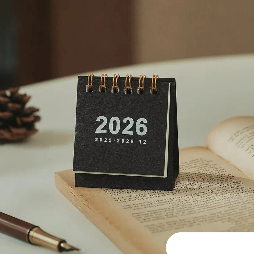 2026 Desktop Standing Calendar - Daily Planning Layout for Organized Scheduling