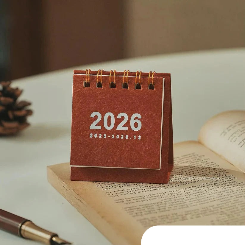 2026 Desktop Standing Calendar - Daily Planning Layout for Organized Scheduling