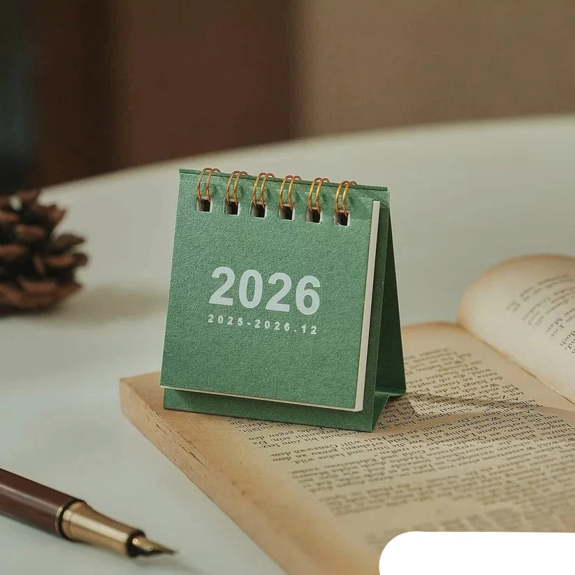 2026 Desktop Standing Calendar - Daily Planning Layout for Organized Scheduling