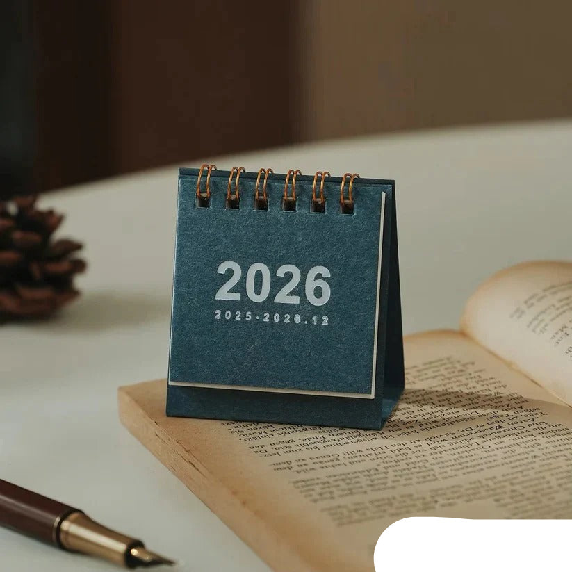 2026 Desktop Standing Calendar - Daily Planning Layout for Organized Scheduling