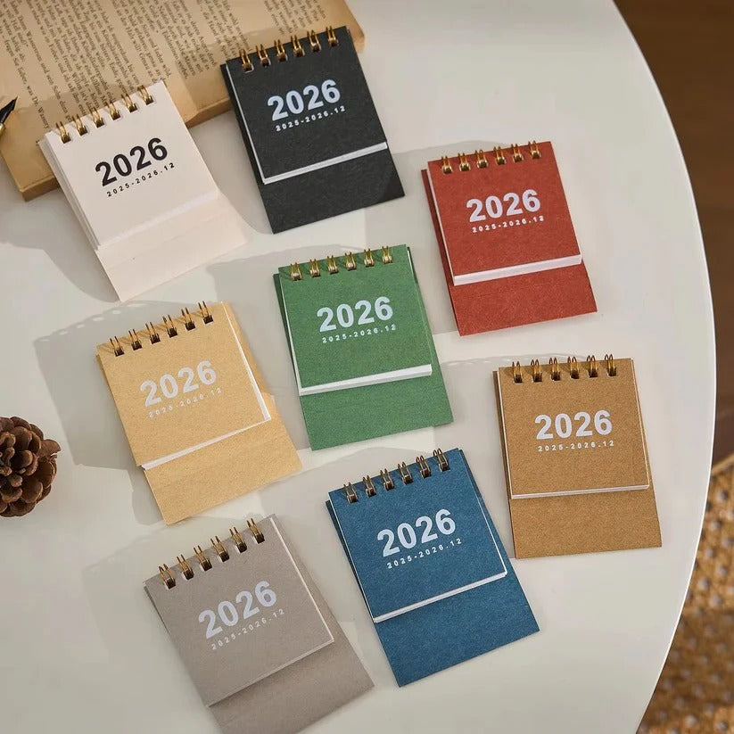 2026 Desktop Standing Calendar - Daily Planning Layout for Organized Scheduling