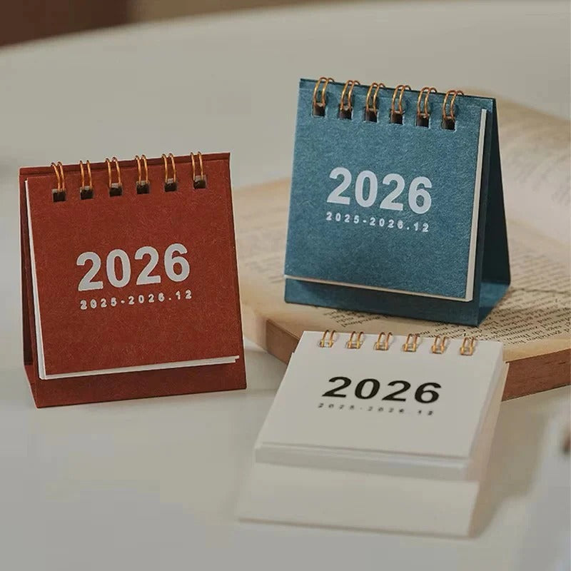 2026 Desktop Standing Calendar - Daily Planning Layout for Organized Scheduling