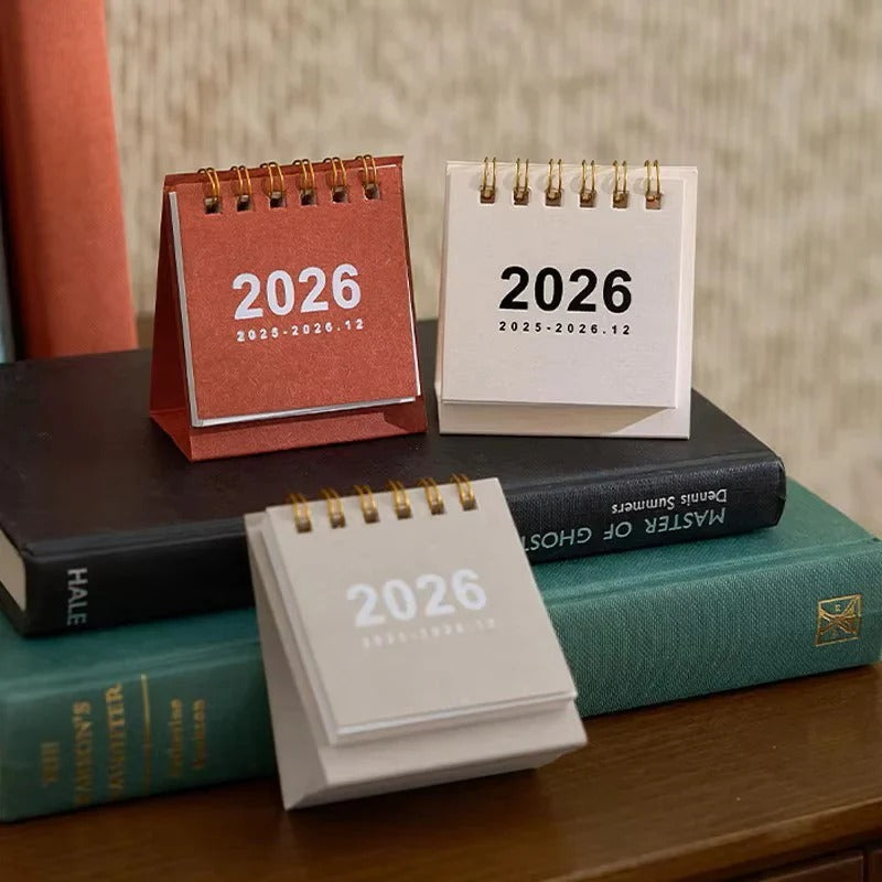 2026 Desktop Standing Calendar - Daily Planning Layout for Organized Scheduling