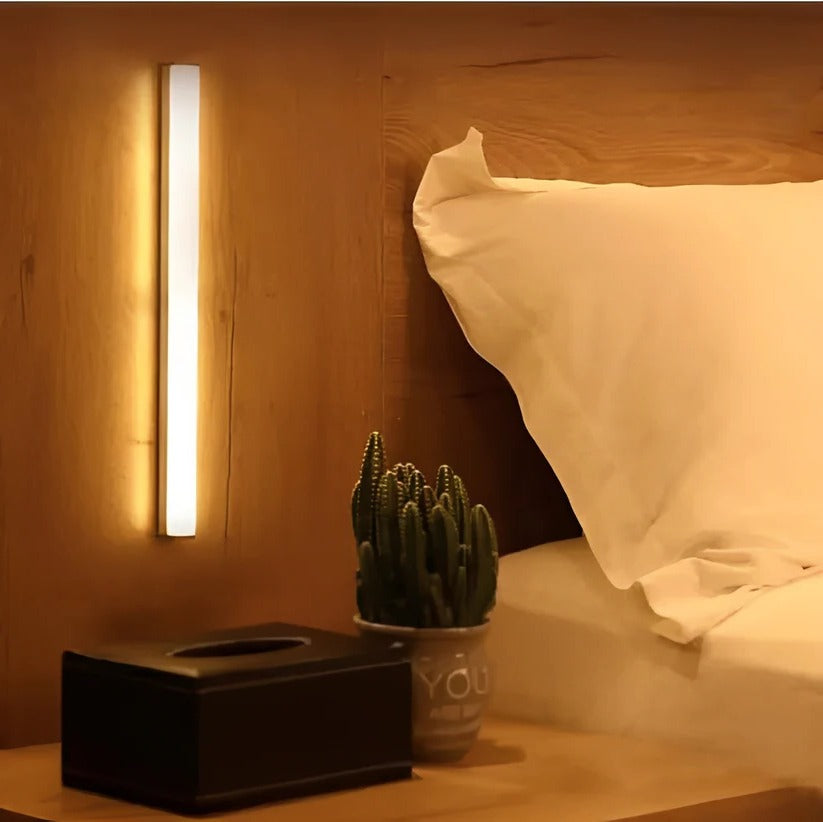 Motion-Activated Warm Glow LED Strip Lights for Indoor Ambiance - Flexible, Energy-Efficient Lighting Solution