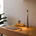 Dimmable USB Rechargeable Aluminum Desk Lamp - Portable & Stylish with Adjustable Brightness