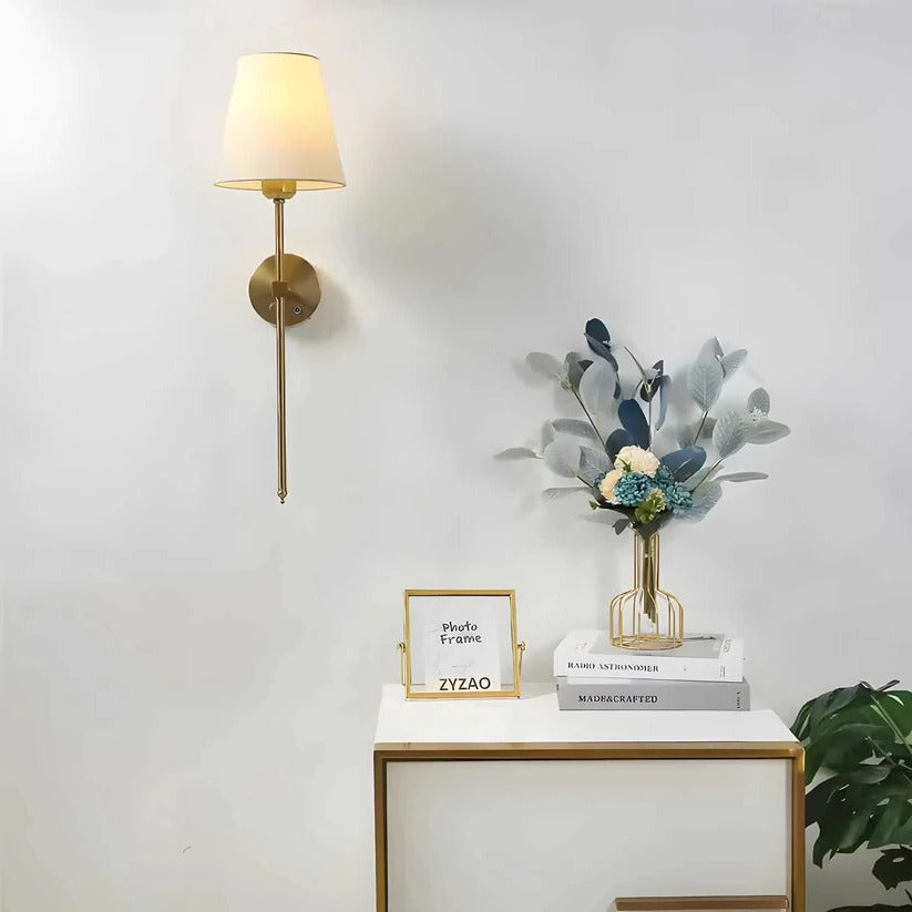 Set of 2 Cordless Battery-Powered Wall Sconces - Easy Mounting Design for Effortless Home Decor