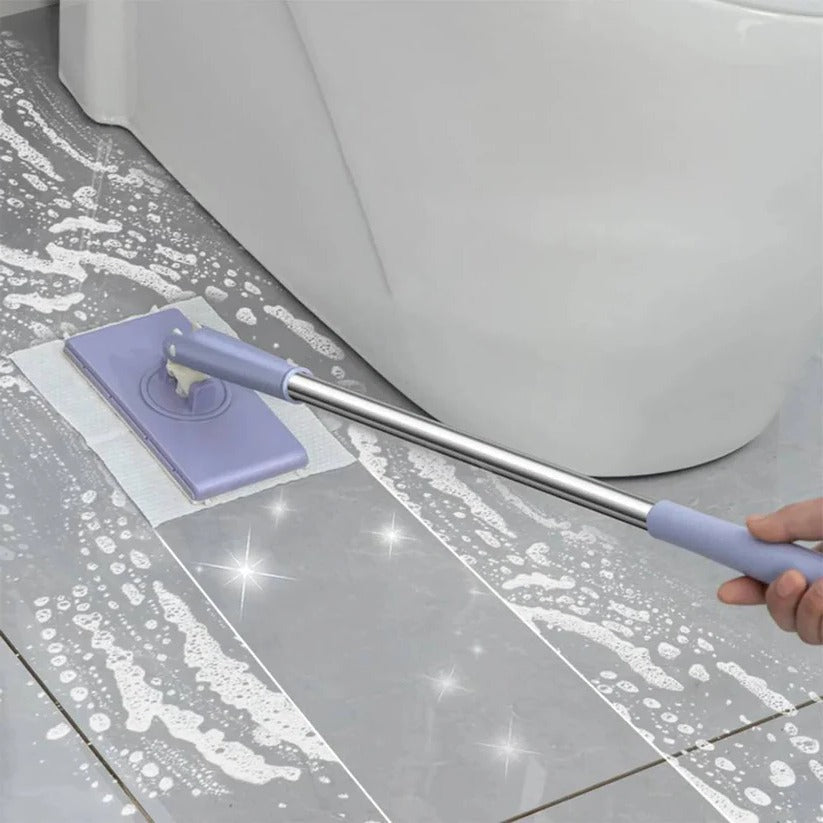 360° Swivel Spin Head Flat Floor Mop - Effortless Cleaning with Versatile Swivel Base
