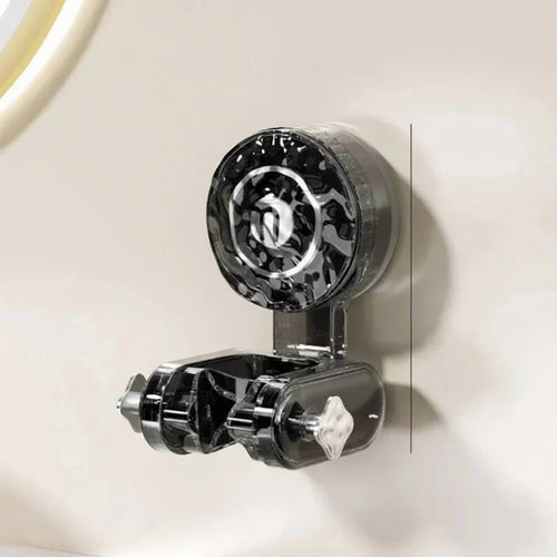 Adjustable Suction Cup Shower Head Bracket - 360° Angle Mount for Easy Positioning