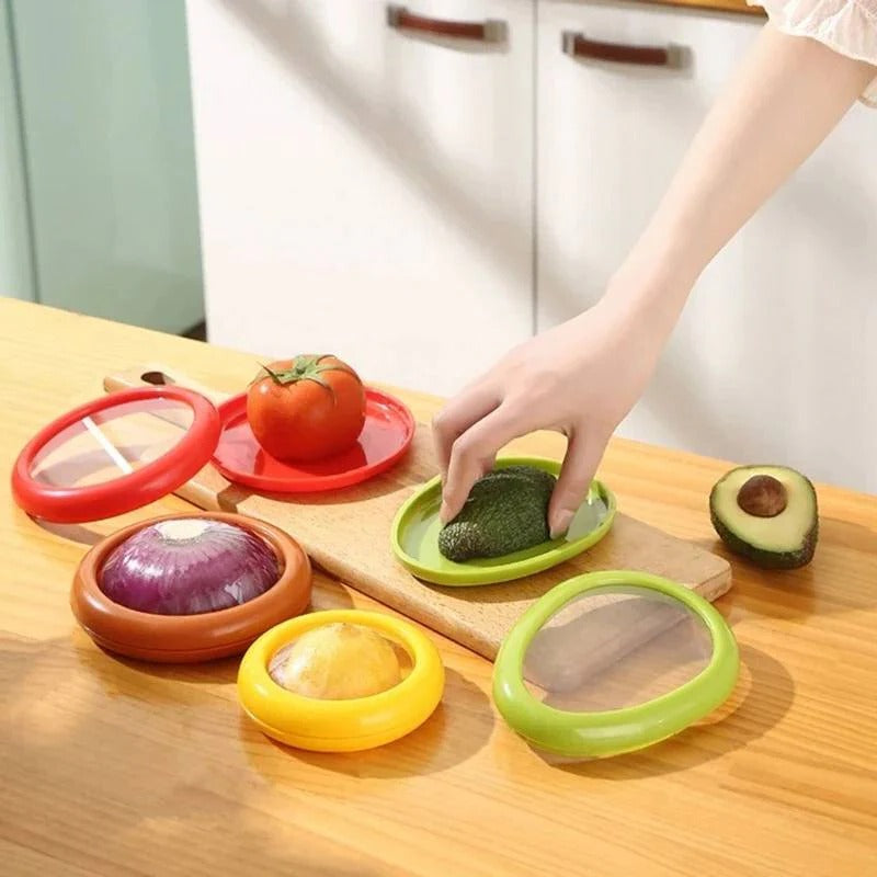 Premium Silicone Food Storage Covers - Airtight Seal Set for Freshness & Versatility