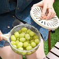Versatile Dual Function Colander and Mixing Bowl Set with Removable Strainer Basket - Perfect for Cooking and Food Prep