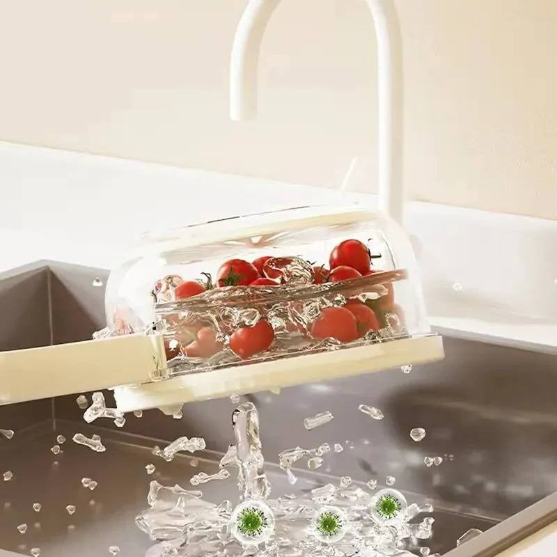 Versatile Dual Function Colander and Mixing Bowl Set with Removable Strainer Basket - Perfect for Cooking and Food Prep