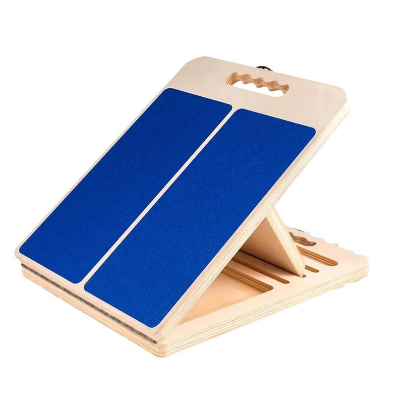 Adjustable Wooden Slant Board - 5 Angle Stretching Platform for Enhanced Flexibility and Comfort