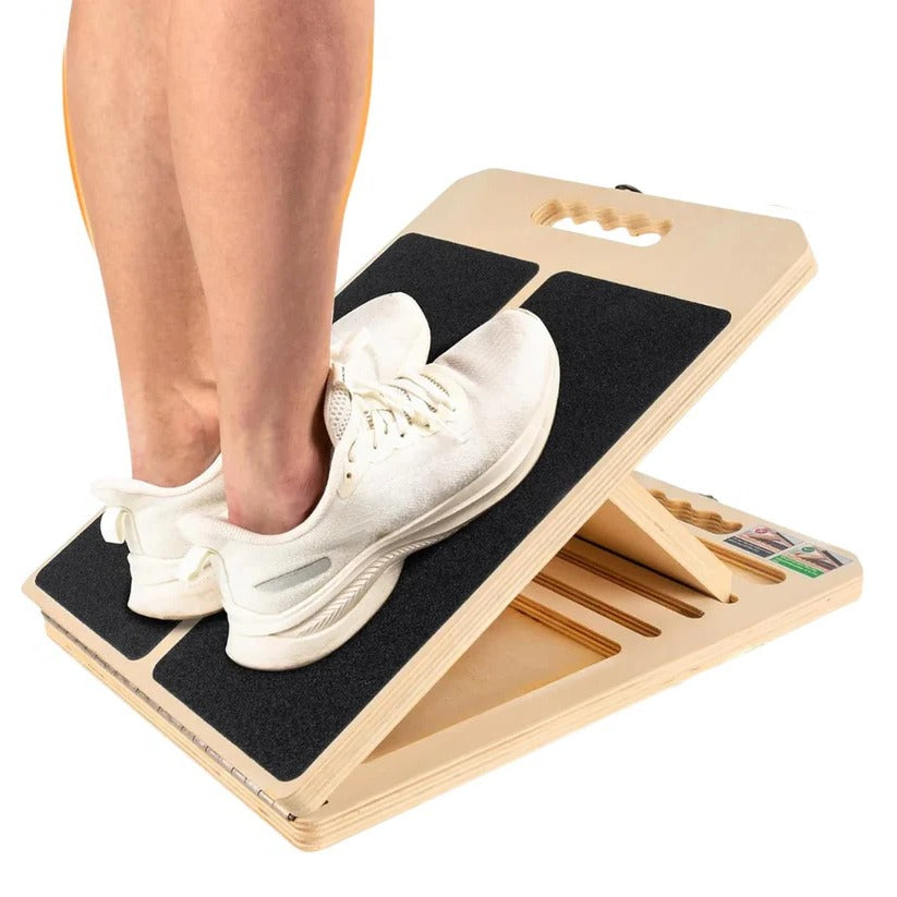 Adjustable Wooden Slant Board - 5 Angle Stretching Platform for Enhanced Flexibility and Comfort
