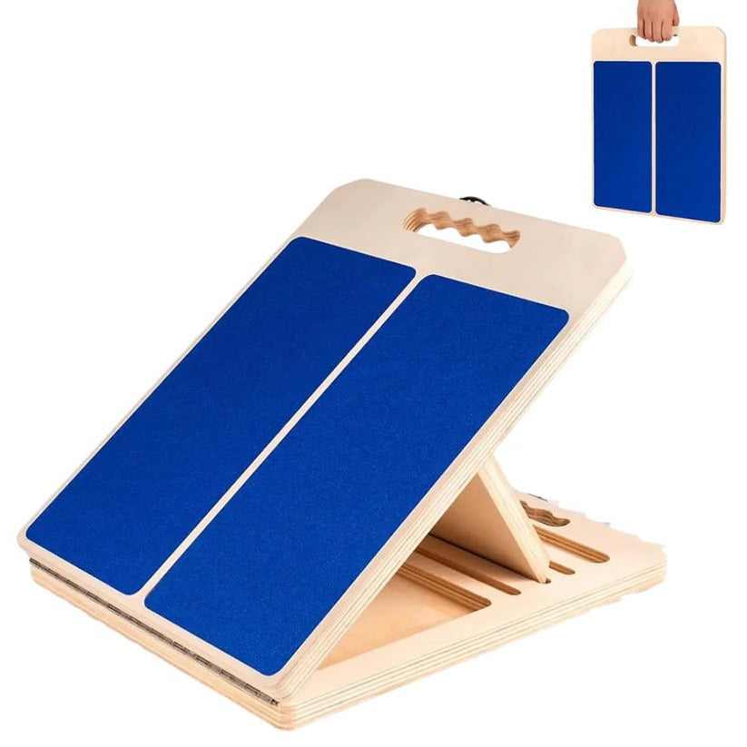 Adjustable Wooden Slant Board - 5 Angle Stretching Platform for Enhanced Flexibility and Comfort