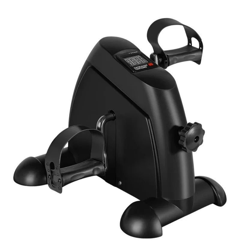 Compact Mini Stationary Foot Cycle with Adjustable Resistance & LED Display - Ideal for Seated Workouts