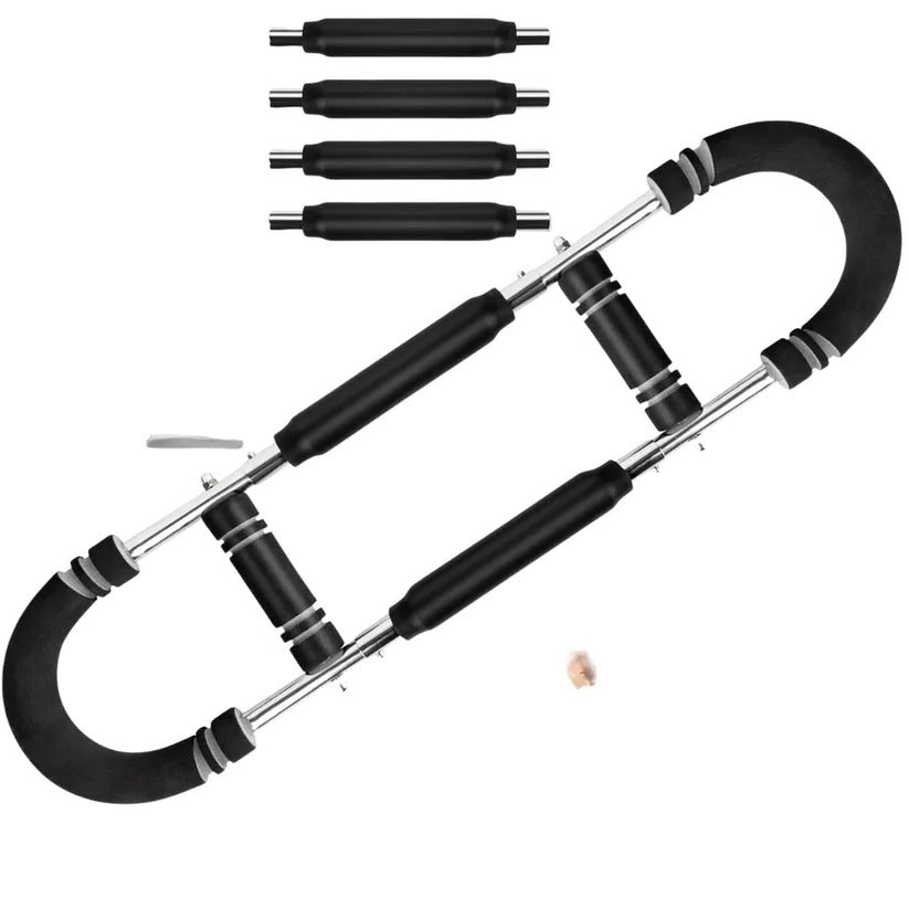 Chest Expander with Durable Steel Spring Bars - Ultimate Arm & Shoulder Training Tool for Strength & Flexibility