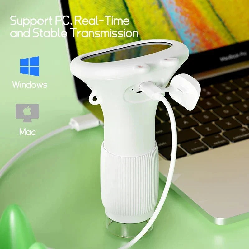 Portable 1000X Handheld Microscope for Kids - Ideal for Nature Exploration & STEM Learning