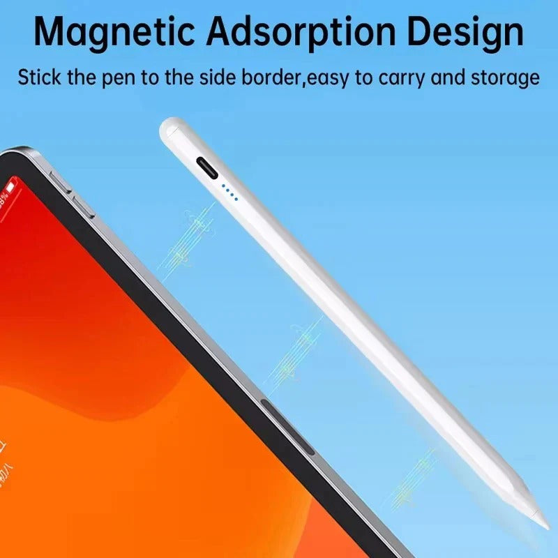 Magnetic Snap Capacitive Stylus for Effortless Tablet Writing & Drawing