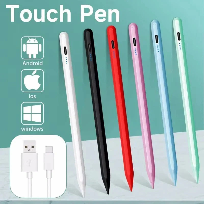 Magnetic Snap Capacitive Stylus for Effortless Tablet Writing & Drawing