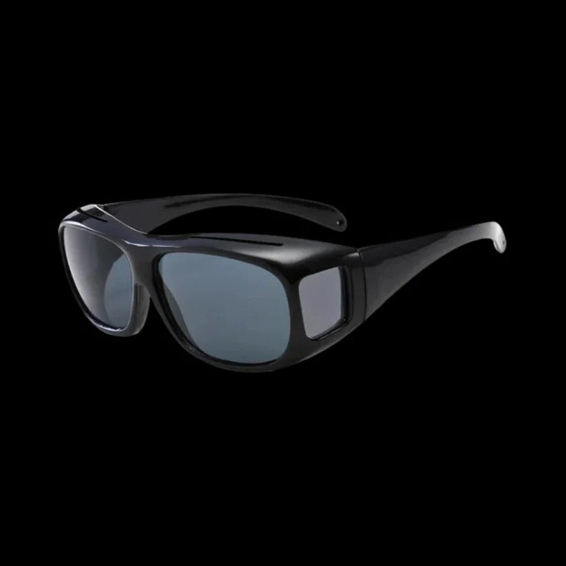 Polarized Yellow Tinted Wraparound Anti-Glare Night Driving Glasses - Ultimate Vision Clarity & Comfort