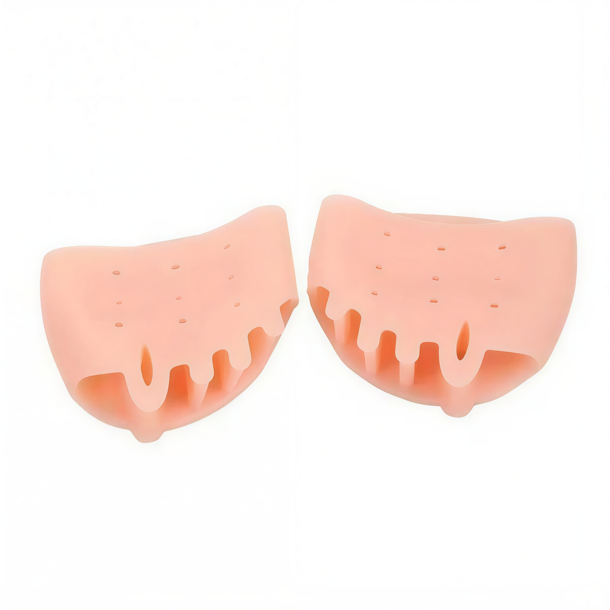 Forefoot Gel Pad with Individual Toe Separator Slots for Enhanced Comfort and Pain Relief
